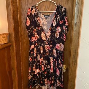 Faux wrap dress